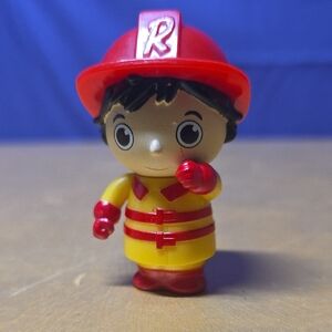 Ryans World Red and Yellow Firefighter Toy Figure